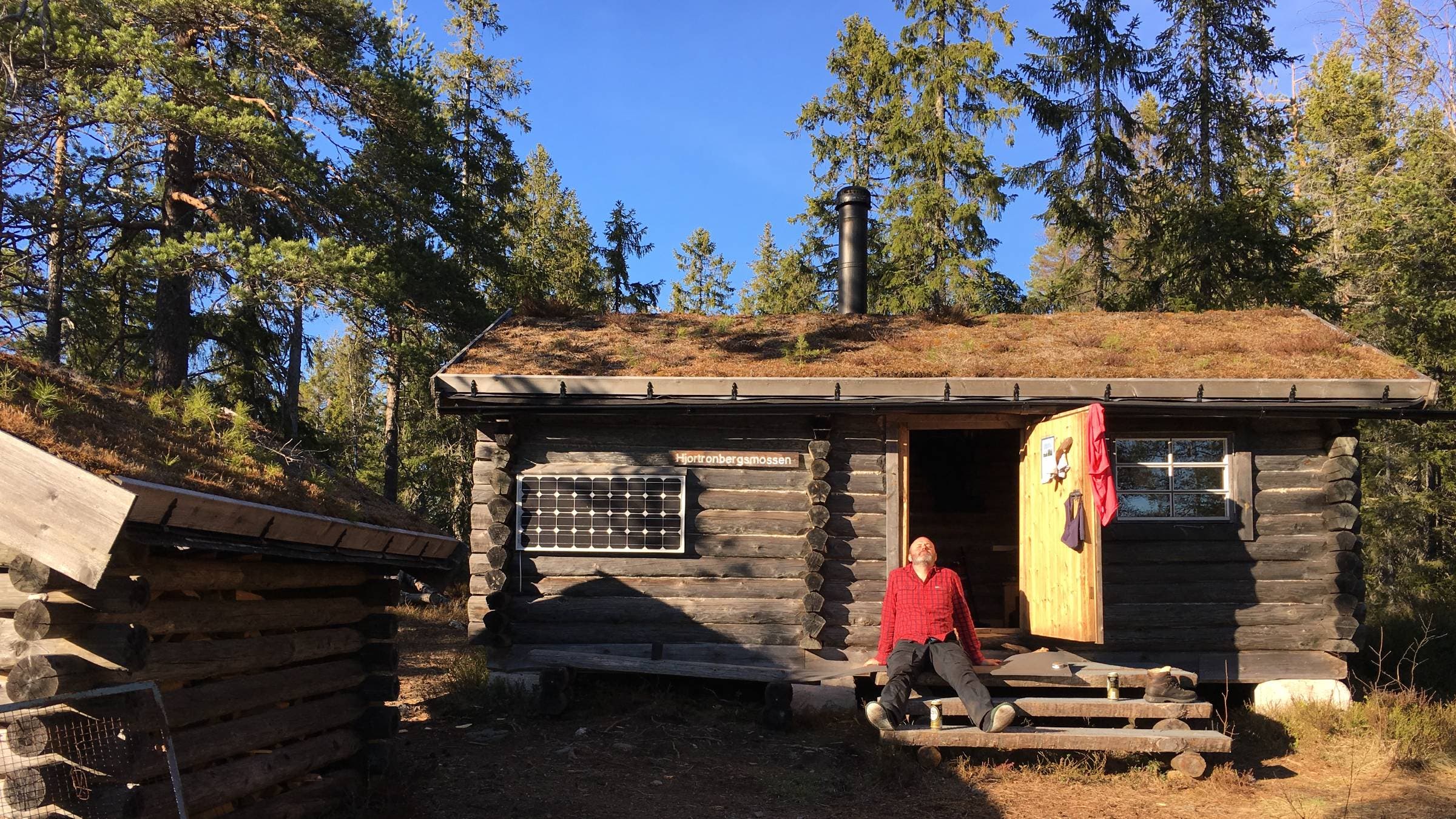 Hjortronbergsmossen cabin in Sweden