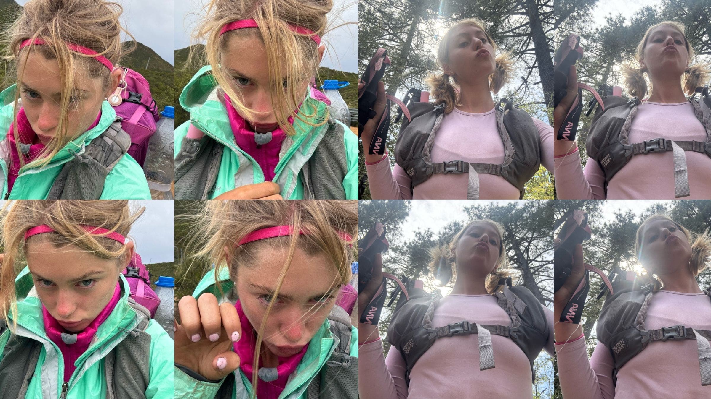 Kamryn Renae talking selfies from the trail