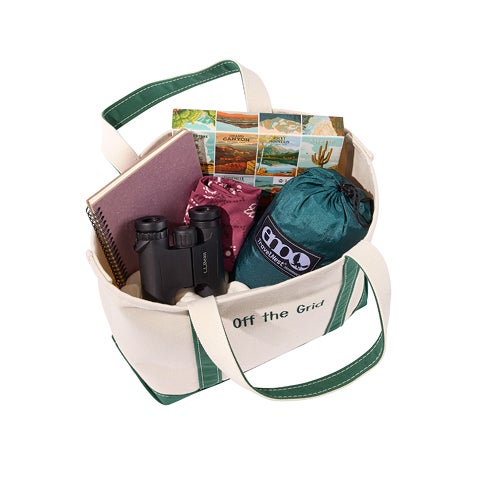 limited-edition “off the grid”-inspired Boat & Totes