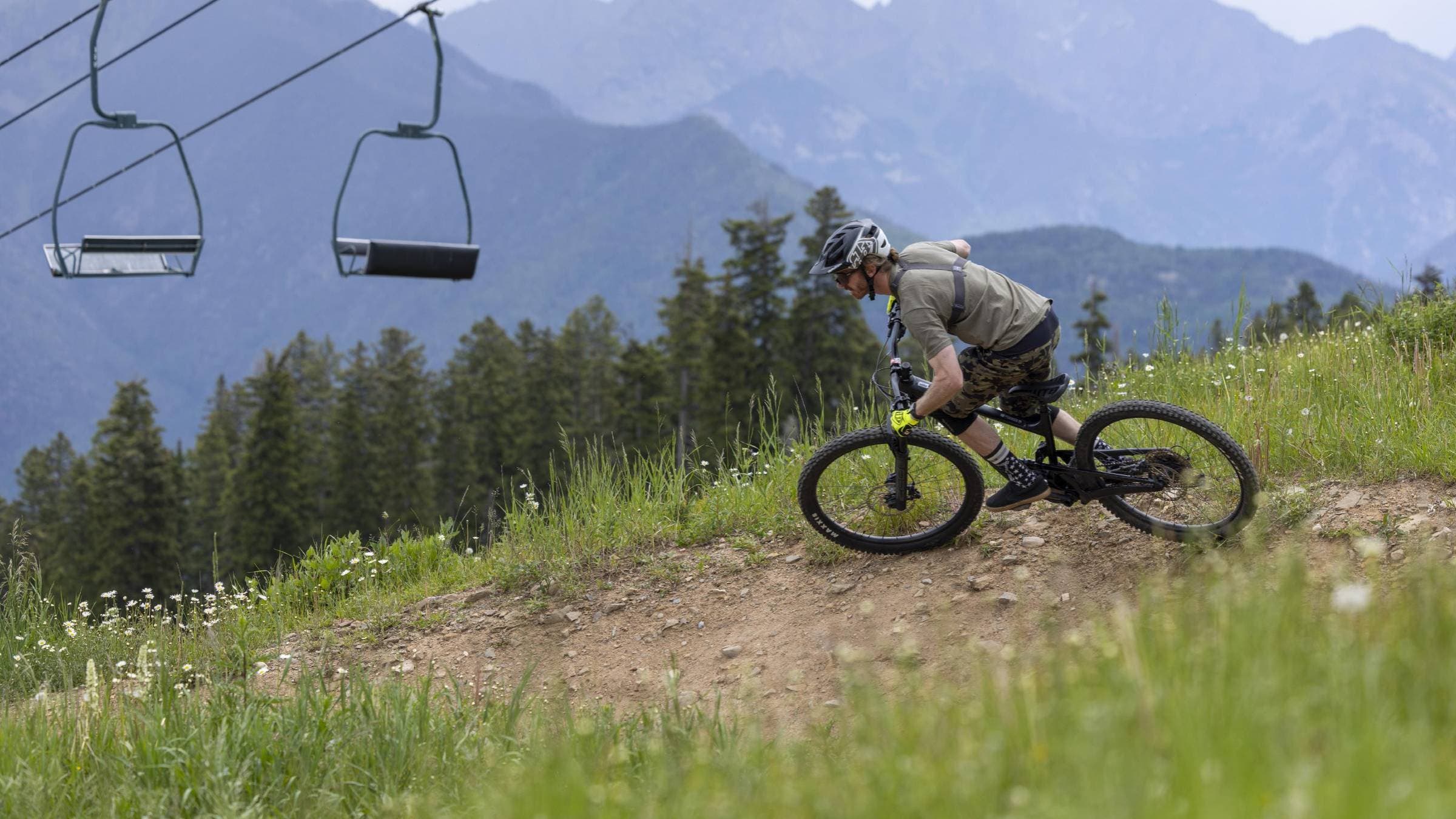 Mountain Biking at Purgatory Resort.