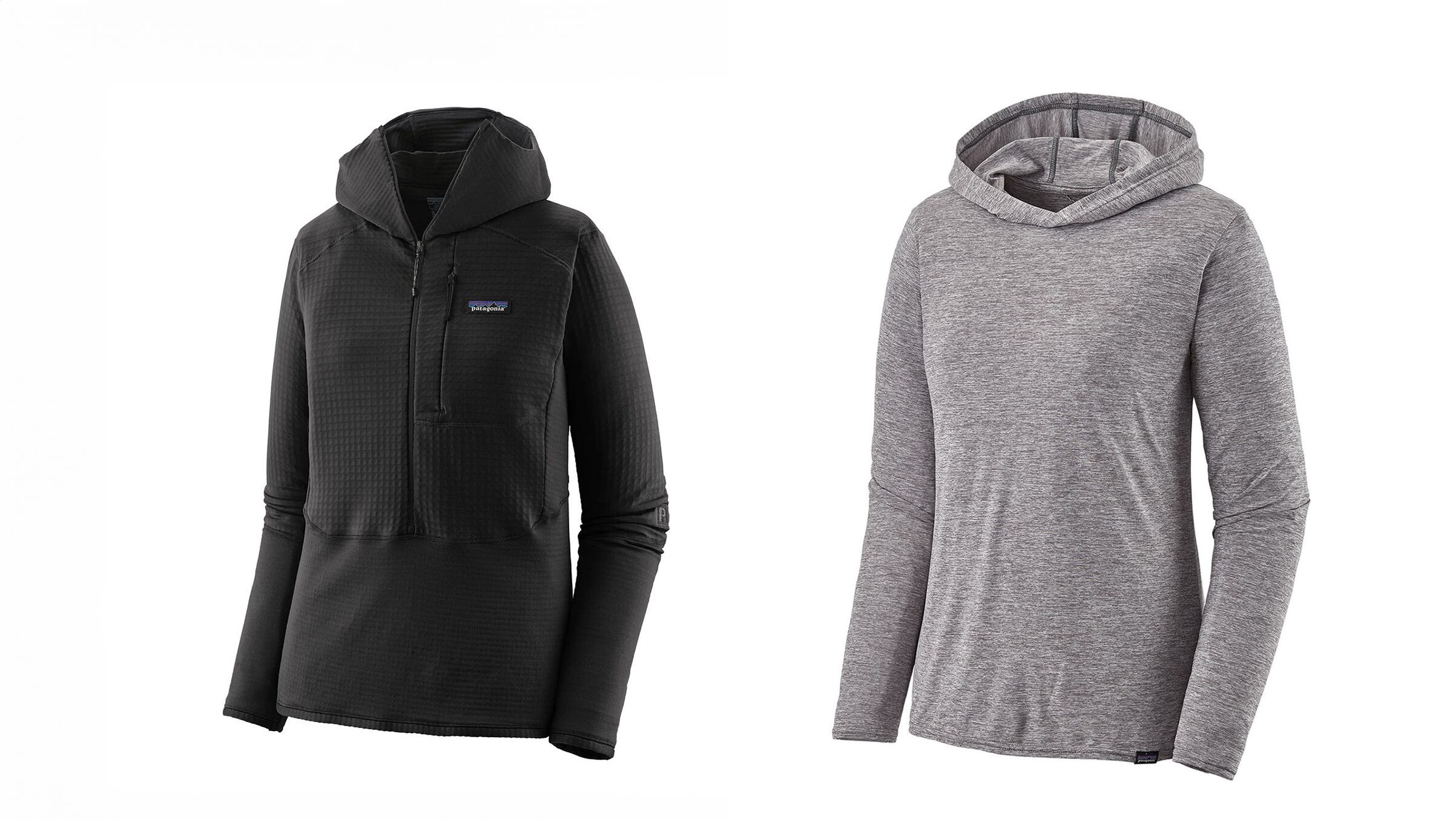 Patagonia Capilene Cool Daily Hoody Women’s and Patagonia R1 Pullover Hoody Women’s Hoodies