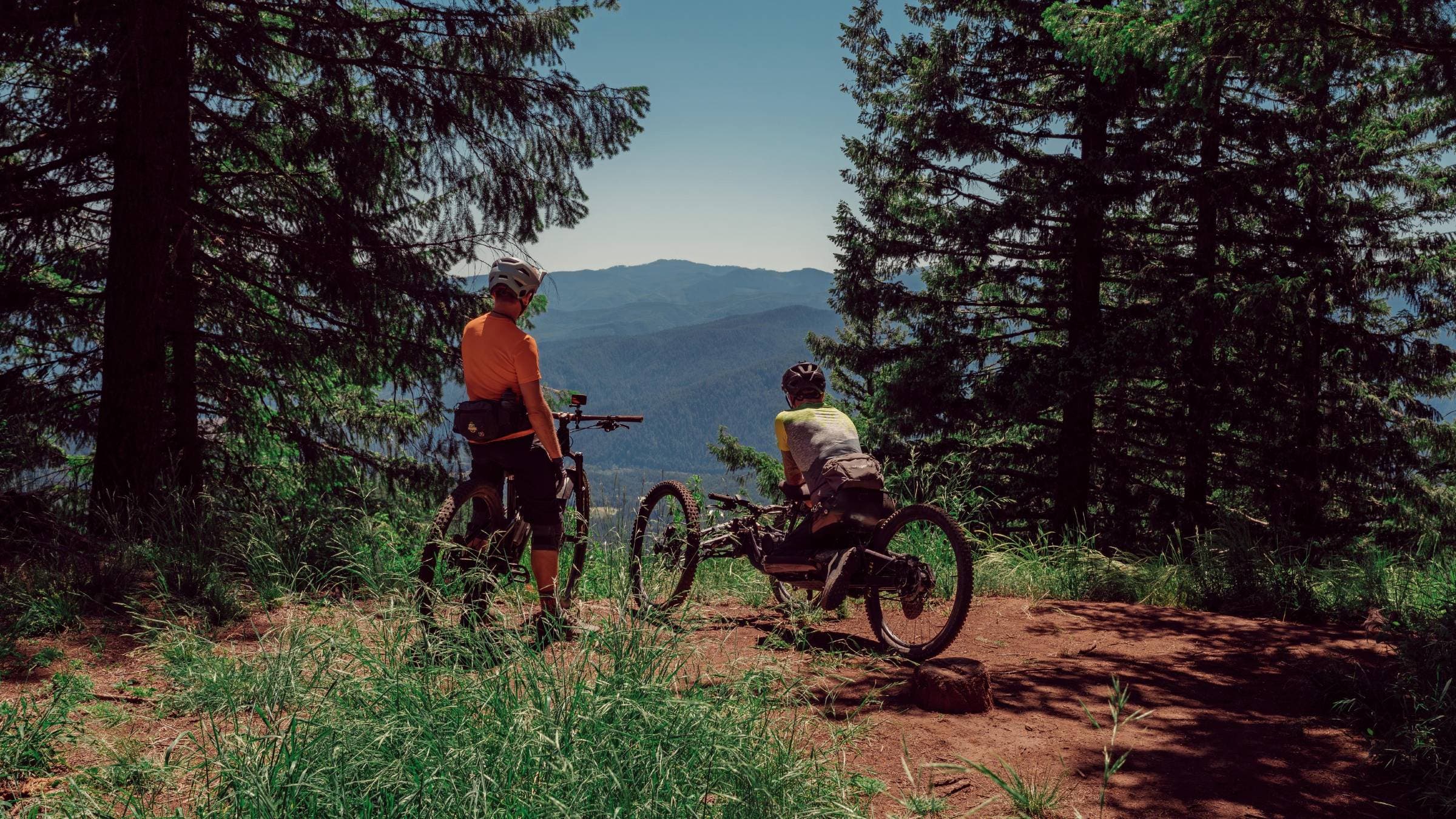 An accessible mountain bike adventure on the Dead Mountain Trail near Oakridge, Oregon. 