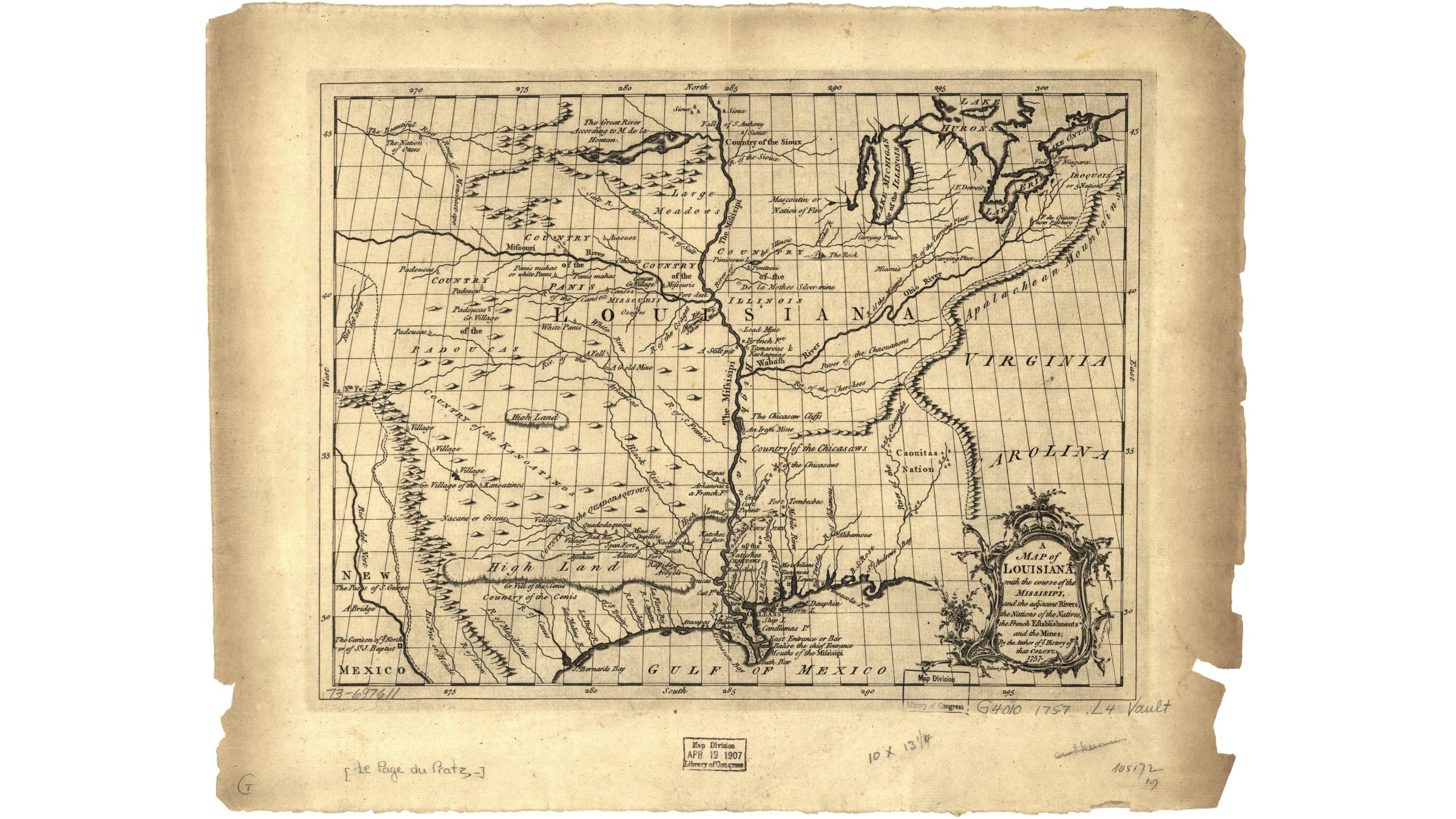 Original illustrated map of the United States.