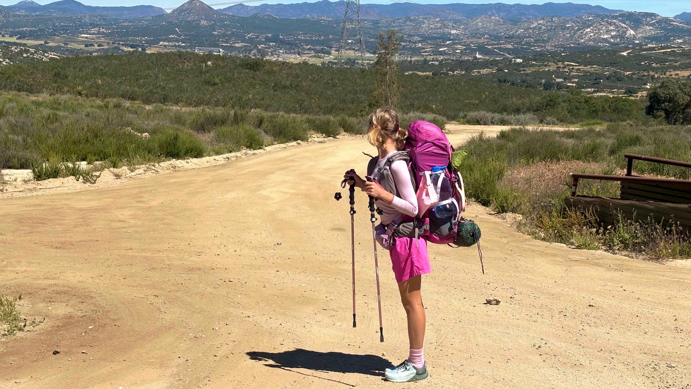Kamryn Renae with her pack