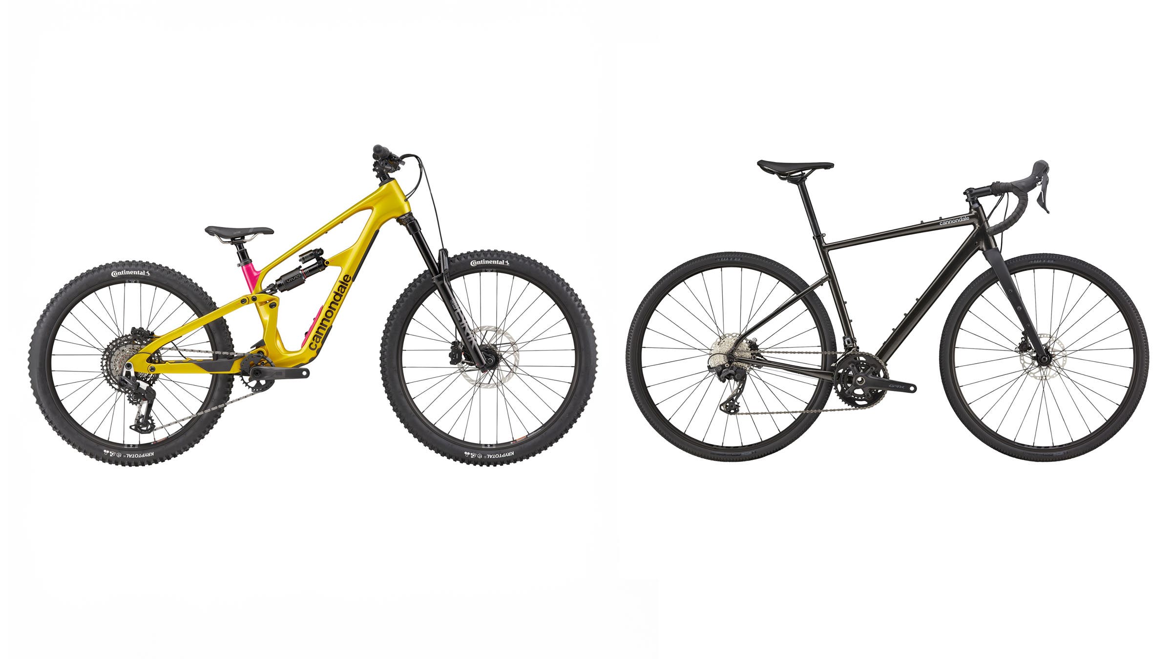 Cannondale Bad Habit 2 and Cannondale Topstone 1
