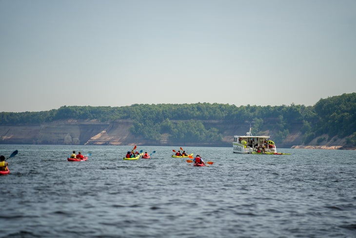 Guided kayak tour
