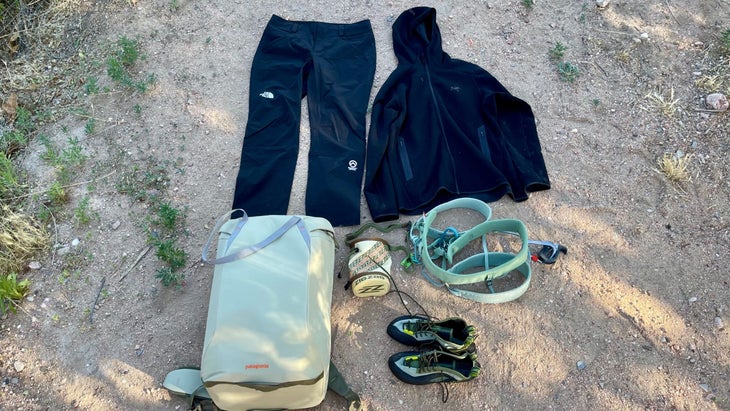 The author's favorite new climbing gear