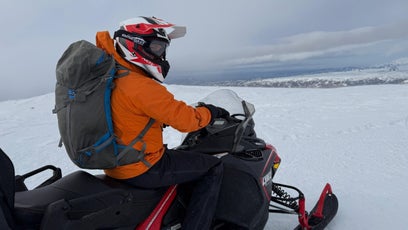 Snowmobile to the Eyjafjallajökull glacier