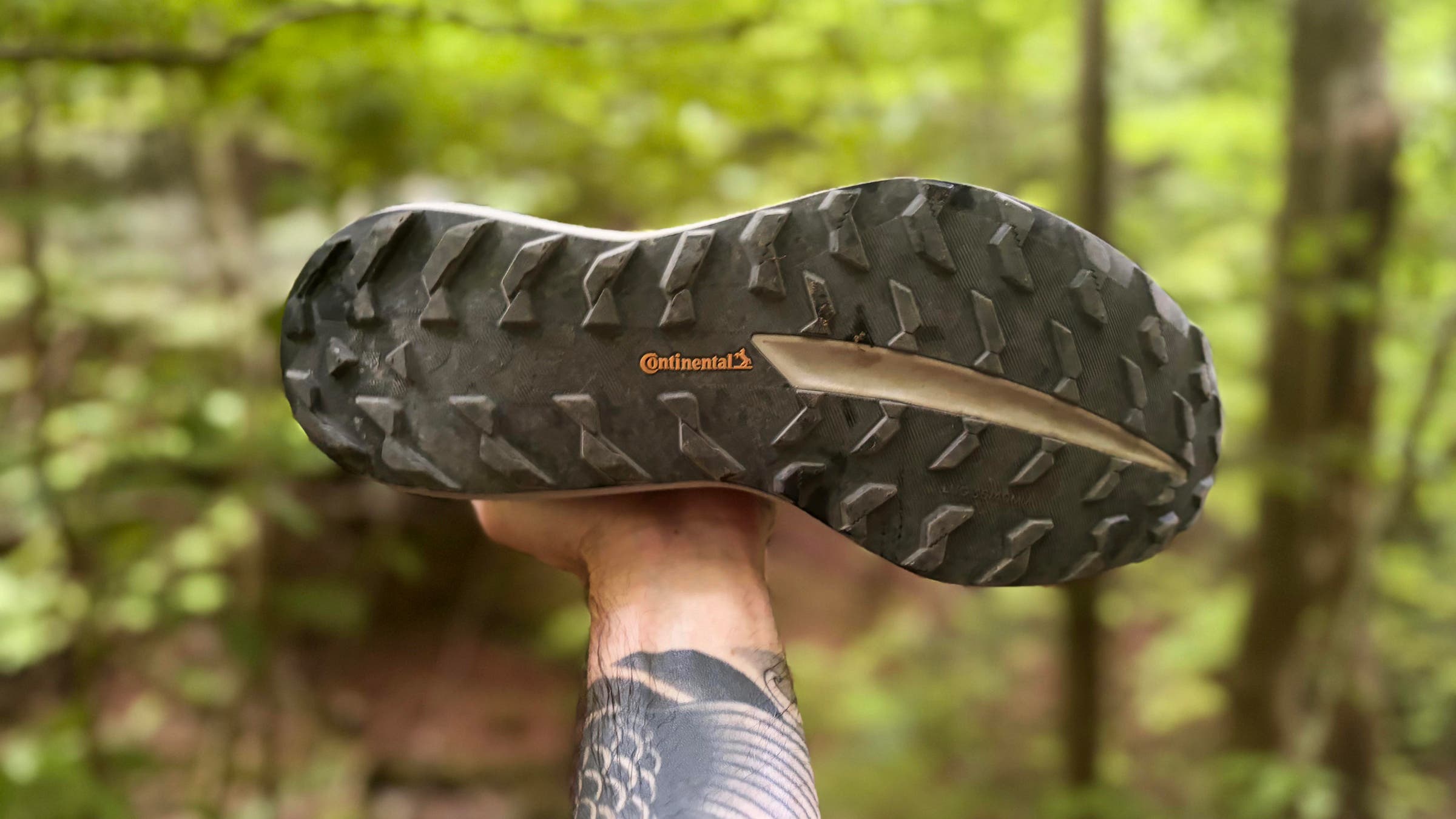 Adidas EVO SL bottom tread of trail run shoe