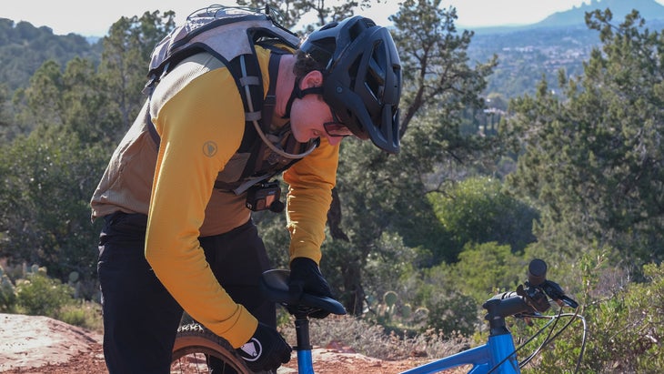 bike helmet color in the woods RHINO Full Face Helmets, Flaming Red / L combined with a soft gh-mobius-modular-pack Color:NAVY/TAN Clear Travel Toiletry Bags