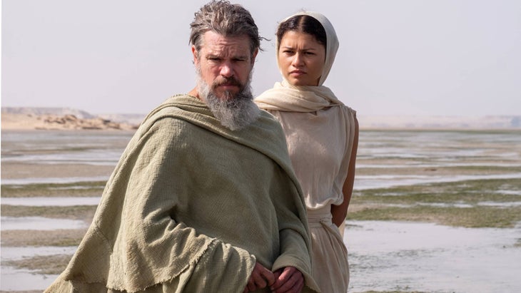 Matt Damon is Odysseus and Zendaya is Athena in THE ODYSSEY, written, produced, and directed by Christopher Nolan.