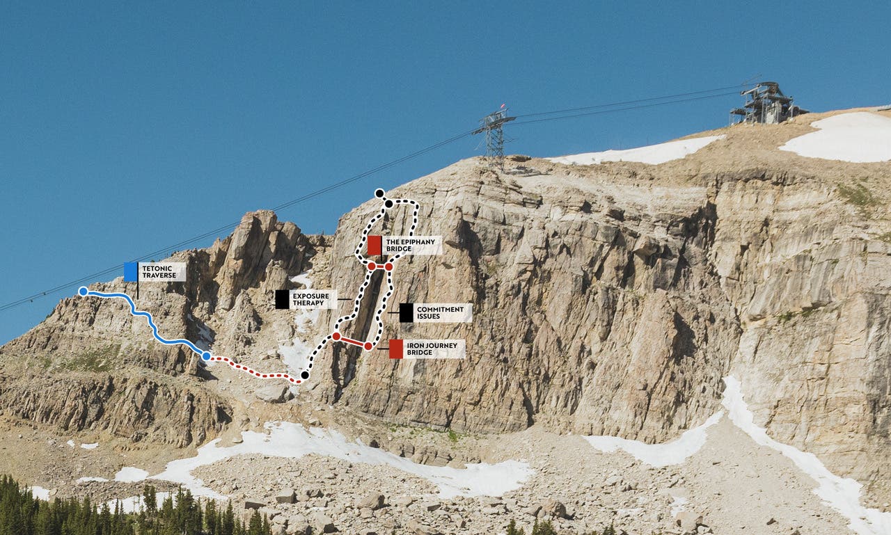 Jackson Hole’s New Corbet’s Couloir Via Ferrata Just Opened. Here’s What It’s Like.