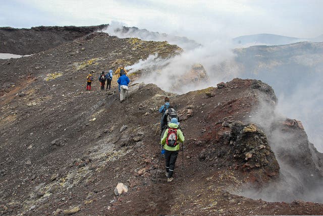 Mt Etna hiking