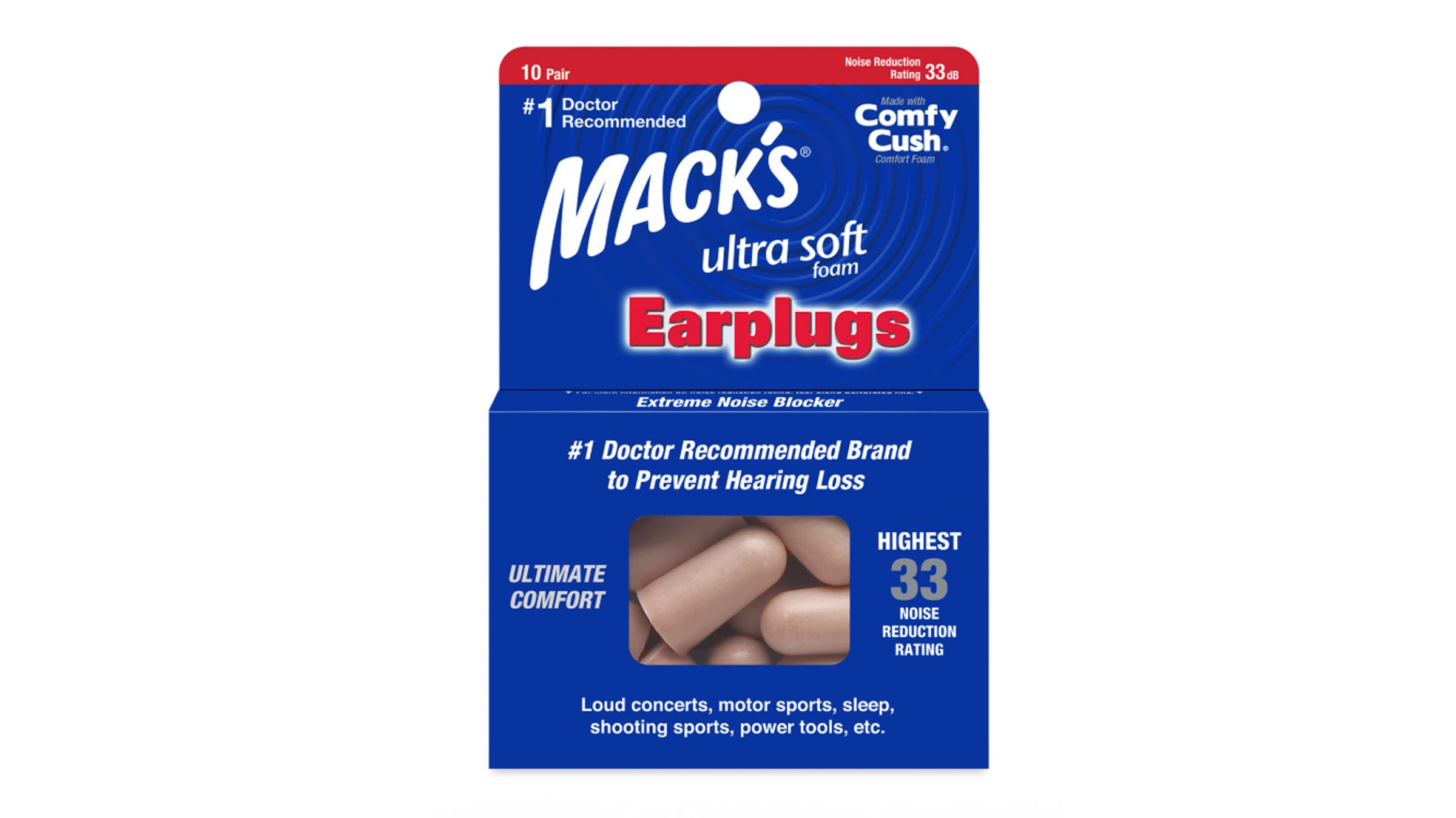 Mack's Ultra Soft Foam Earplugs