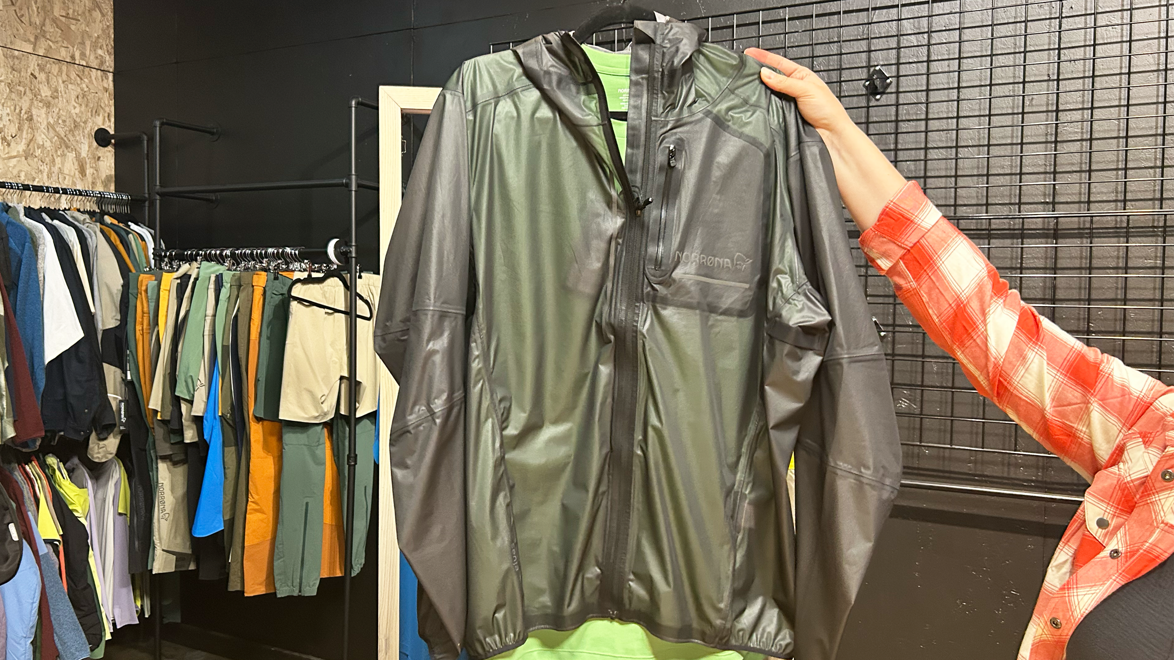 Norrona Senja Driflex 3 Lightweight Jacket at OMA Media Show