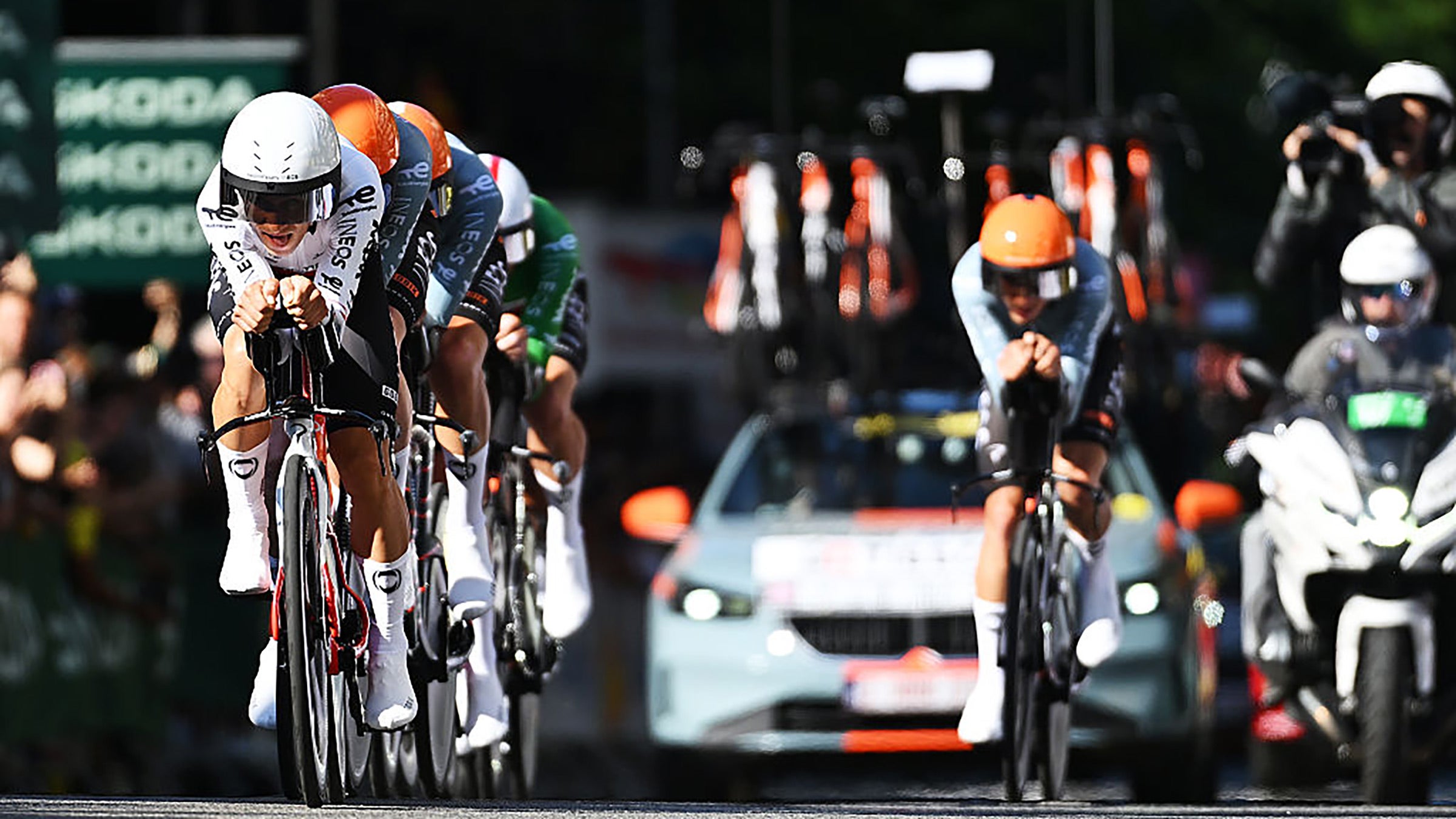 Temps Hit 90 Degrees at the Tour de France. One Team Found a Low-Tech Way to Cool Off.