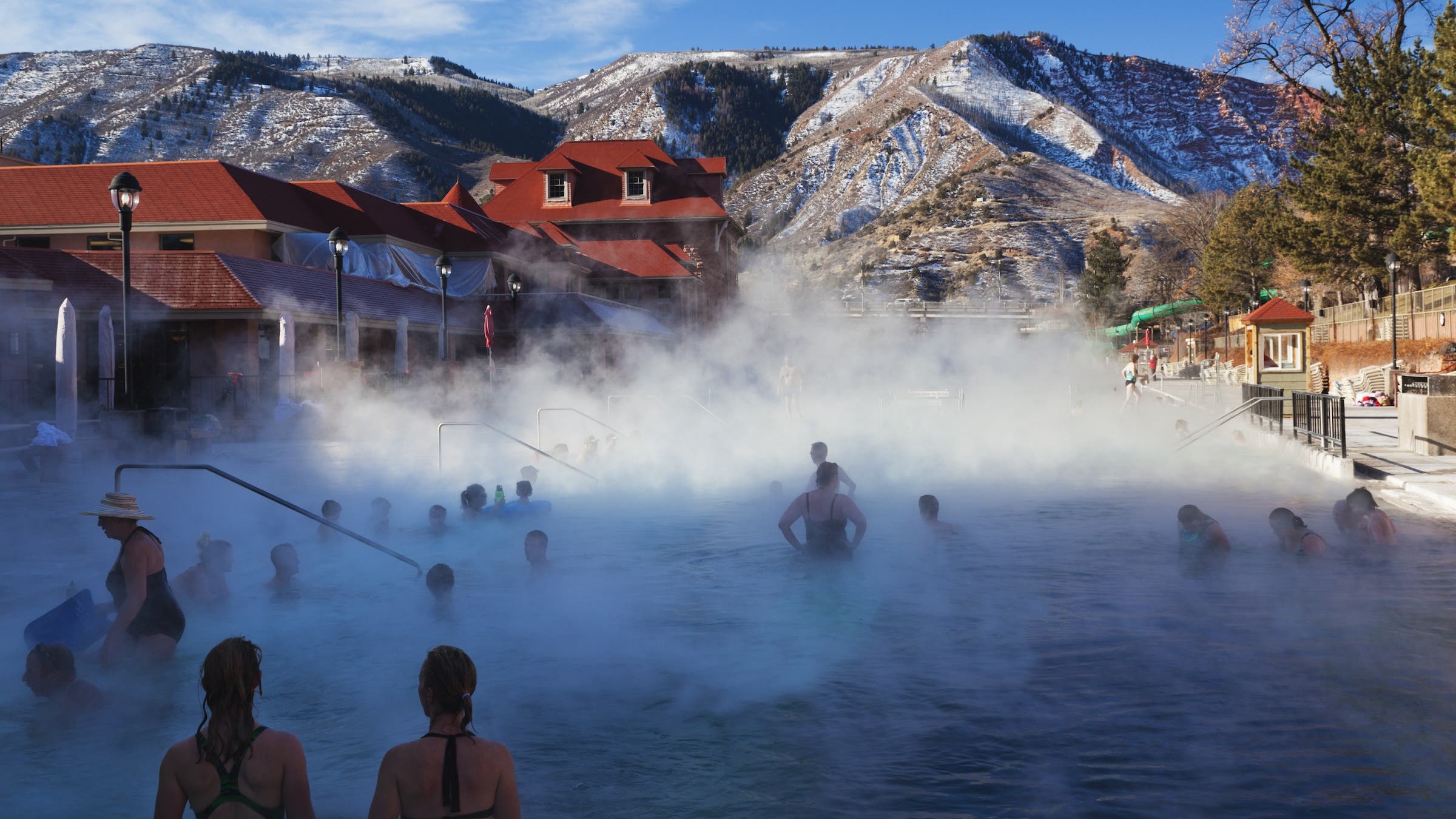 Glenwood Hot Springs, winter