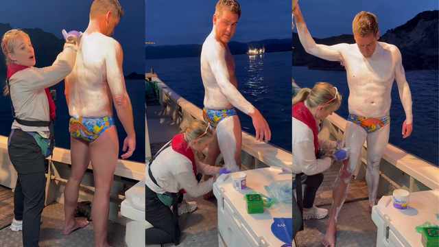 He Swam 12 Hours Through Salt Water Wearing Only a Swimsuit—and Diaper Cream