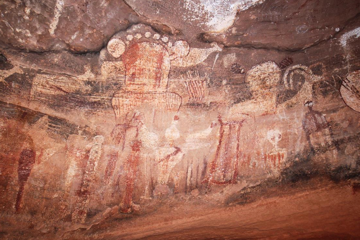 ancient rock panels from the hualapai havasupai reservation