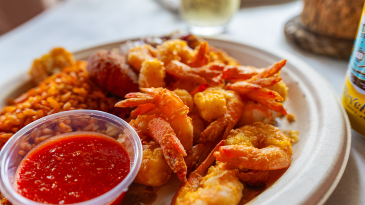Seafood at the vibrant Shem Creek Waterfront