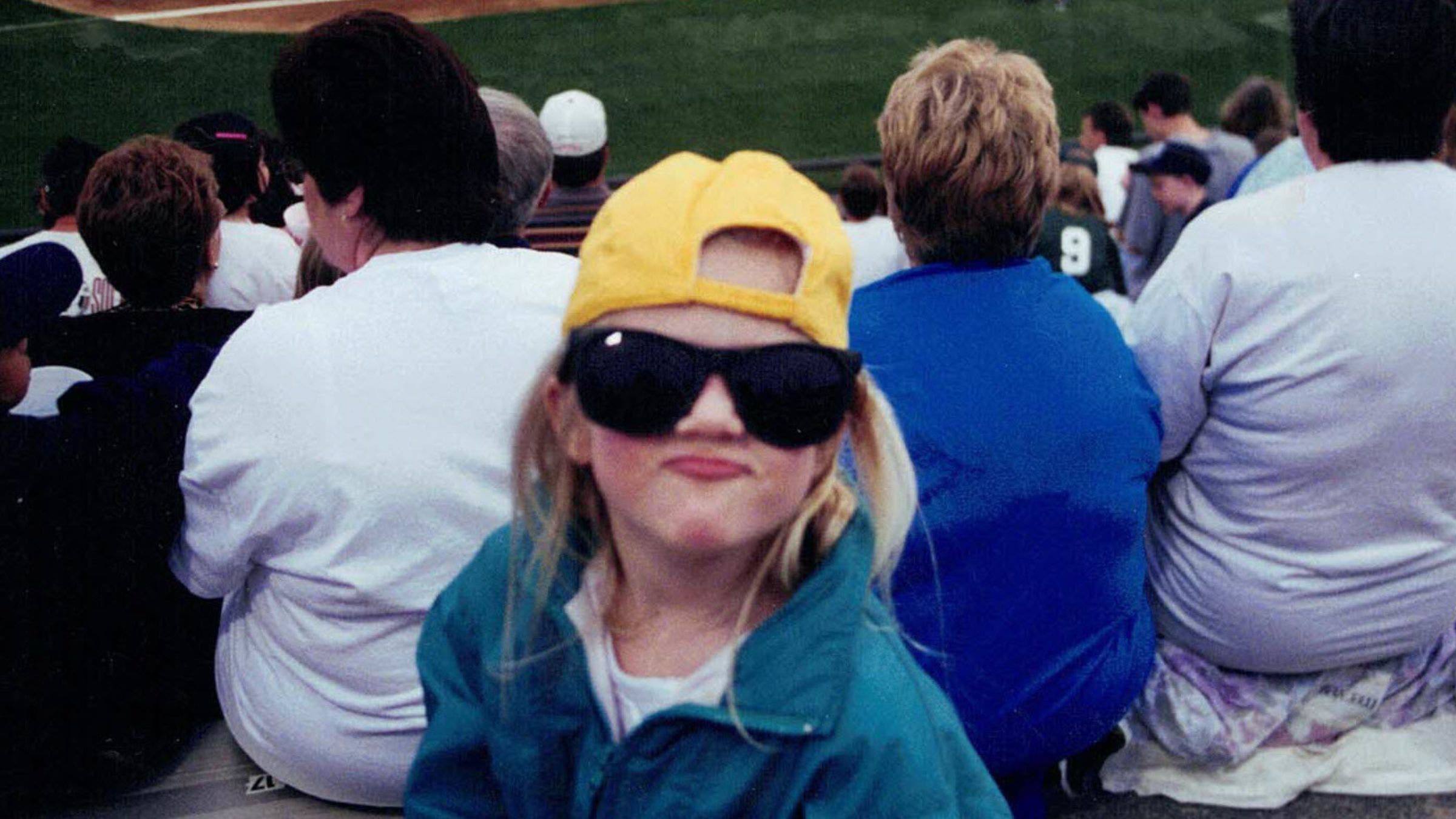 Entrekin posing at age six