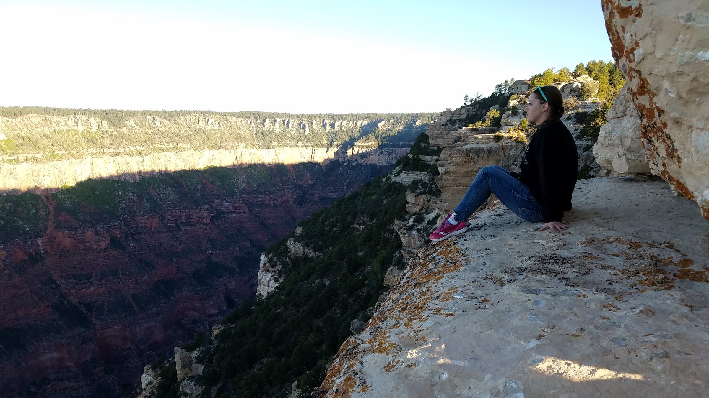 The author at the Grand Canyon's North Rim