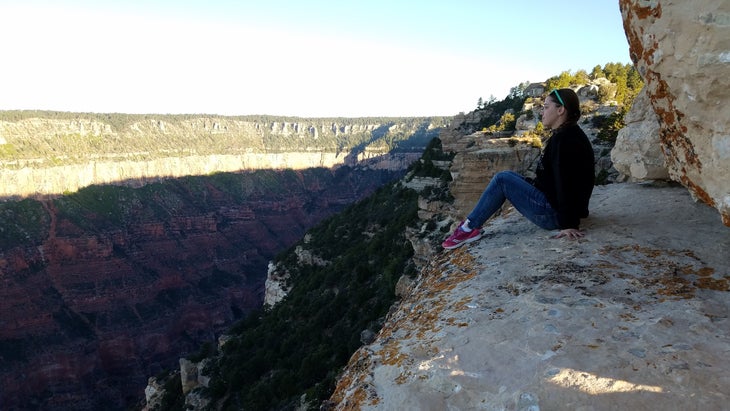 The author at the Grand Canyon's North Rim