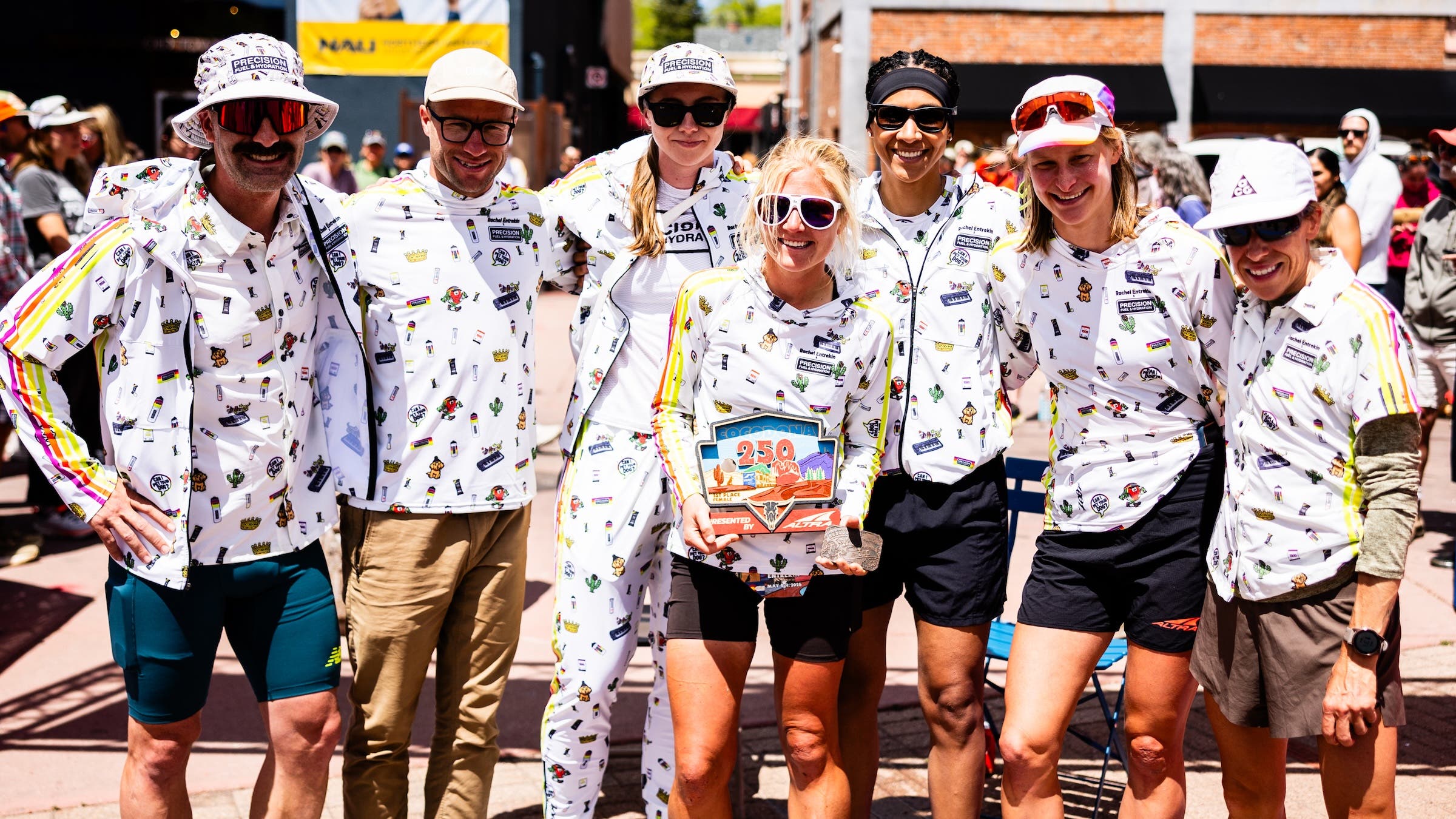 Entrekin and her crew at Cocodona