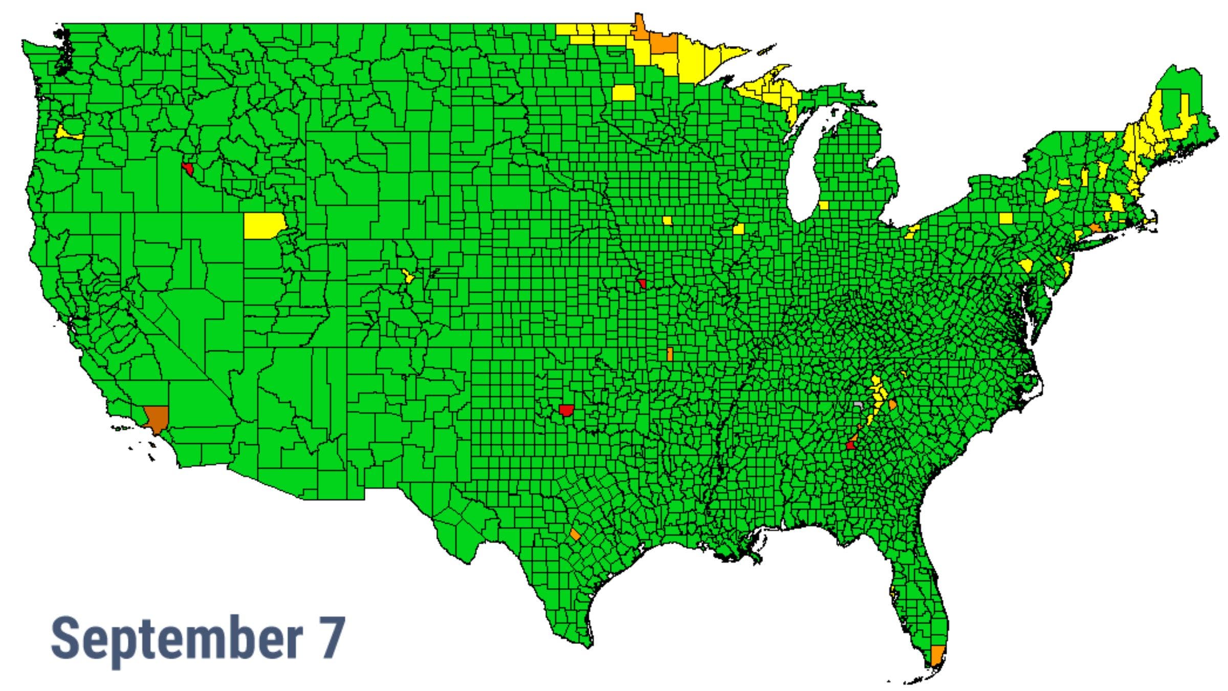 Sept 7 fall foliage map