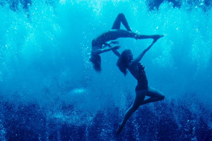 "Mermaids" Swimming in Weeki Watchee Springs
