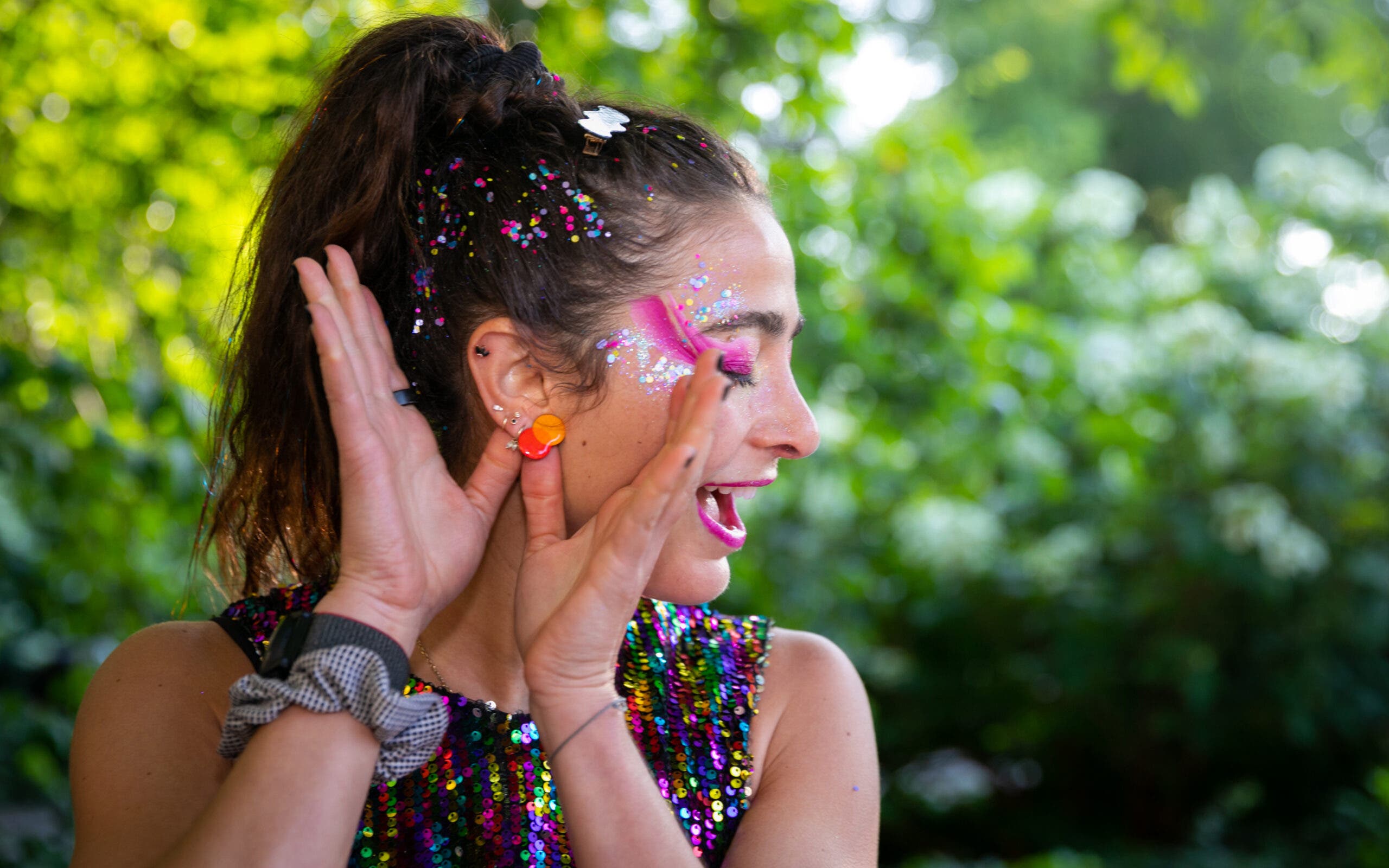 “It Reclaims the Joy.” Why Olympians and Enthusiasts Love Wearing Glitter in the Outdoors.