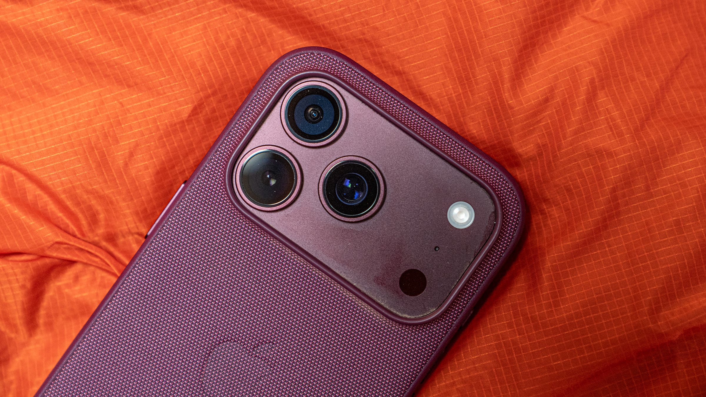 iPhone 18 Pro on orange background