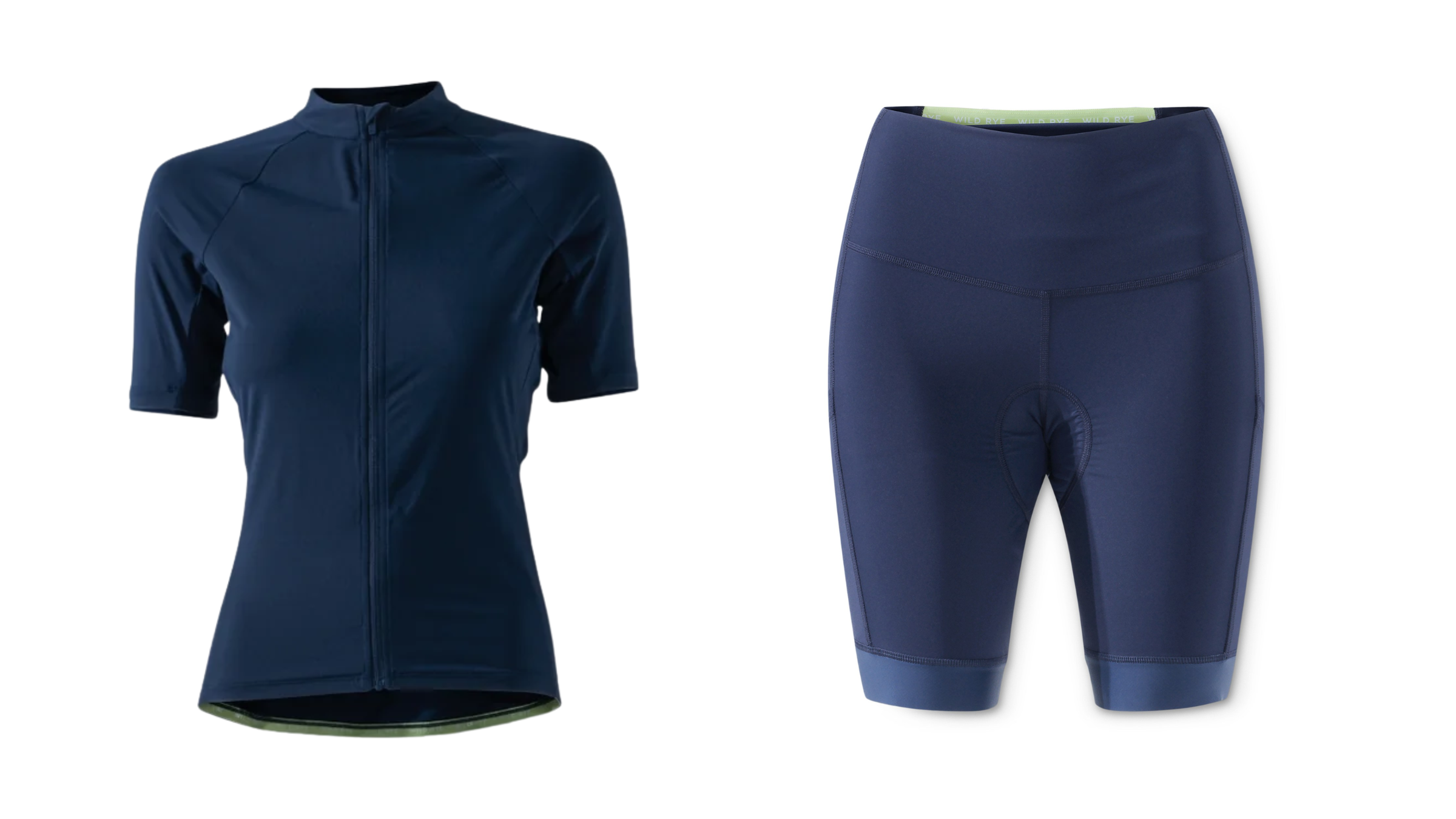 wild rye alyssa stash chammy and gem distance jersey in navy blue