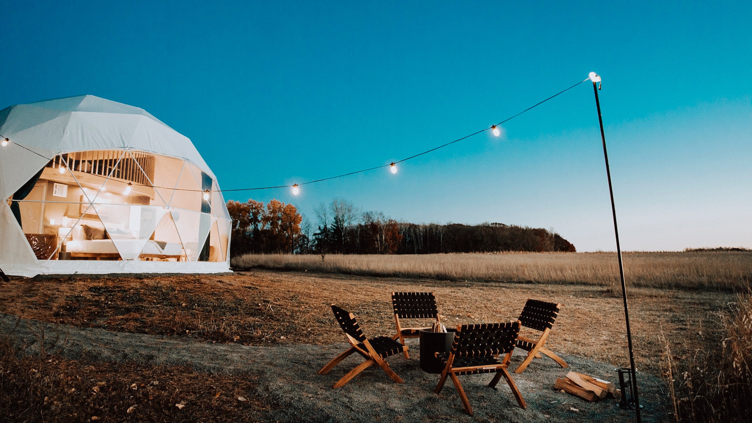 I Slept Under the Stars at Minnesota's Sweetbriar Ridge Domes