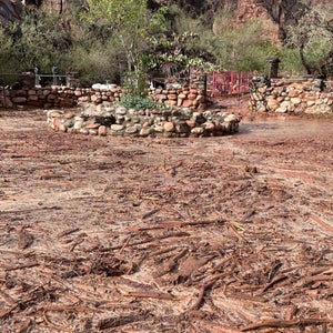 Photographs posted by NPS on September 2 show the aftermath of the August 29 flash flood that destroyed bridges and closed numerous trails