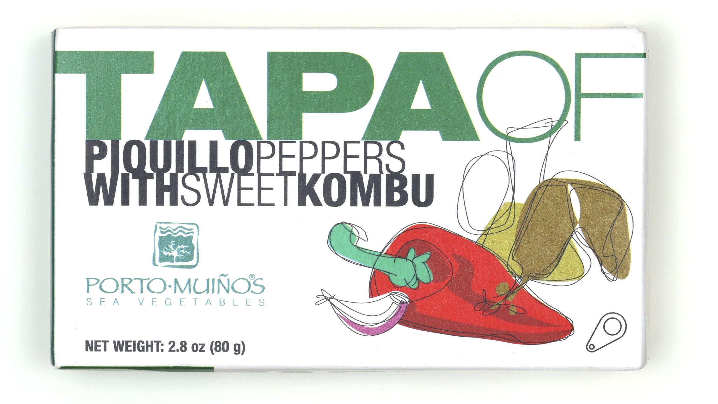Porto-Muiños Tapa of Piquillo Peppers with Sweet Kombu