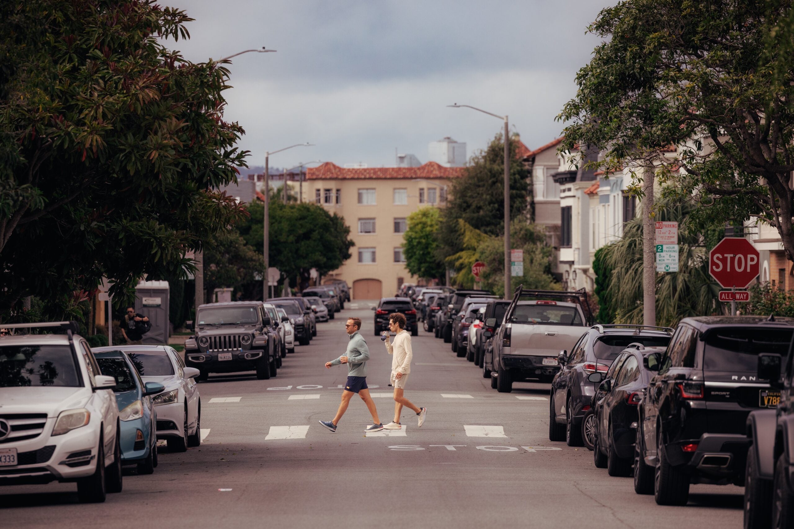 Nick Martell and Jack Crivici-Kramer walk around the San Francisco Bay Area in their REEF Del Mar sneakers.