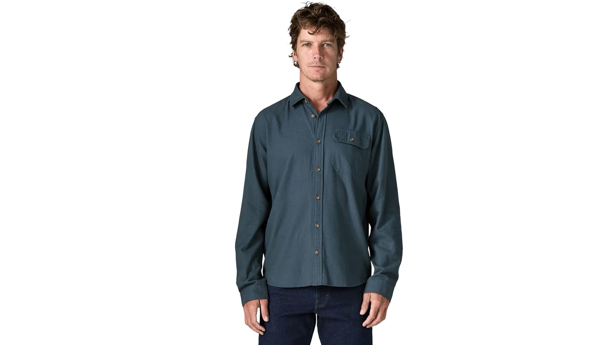 Patagonia Long-Sleeve Cotton in Conversion Fjord Flannel Shirt