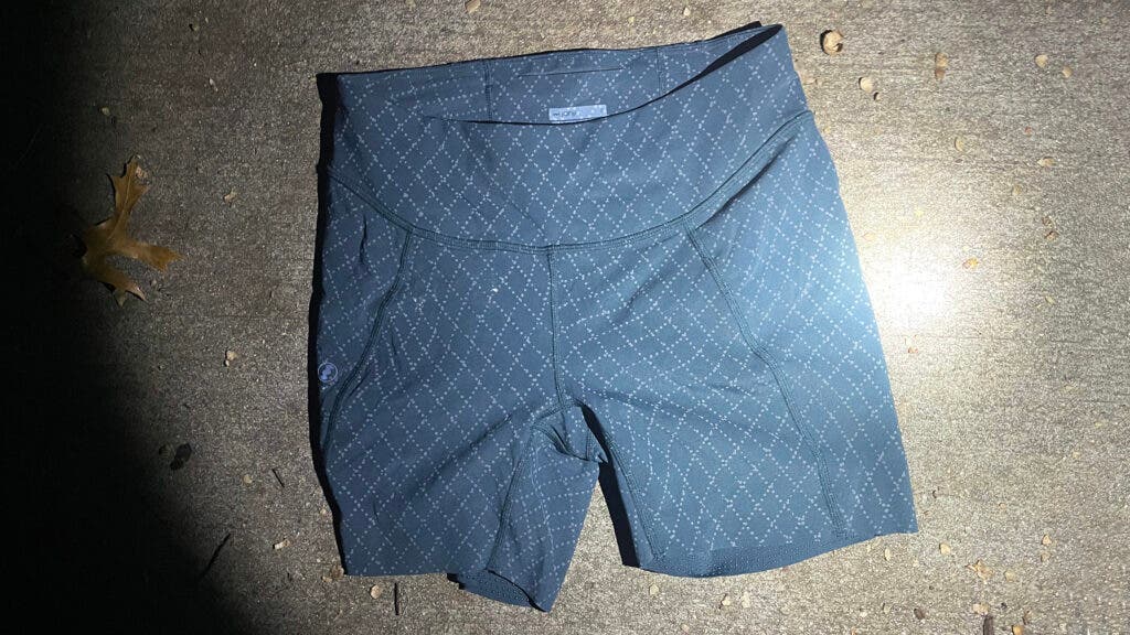 Grey Janji 5” Pace Shorts for running