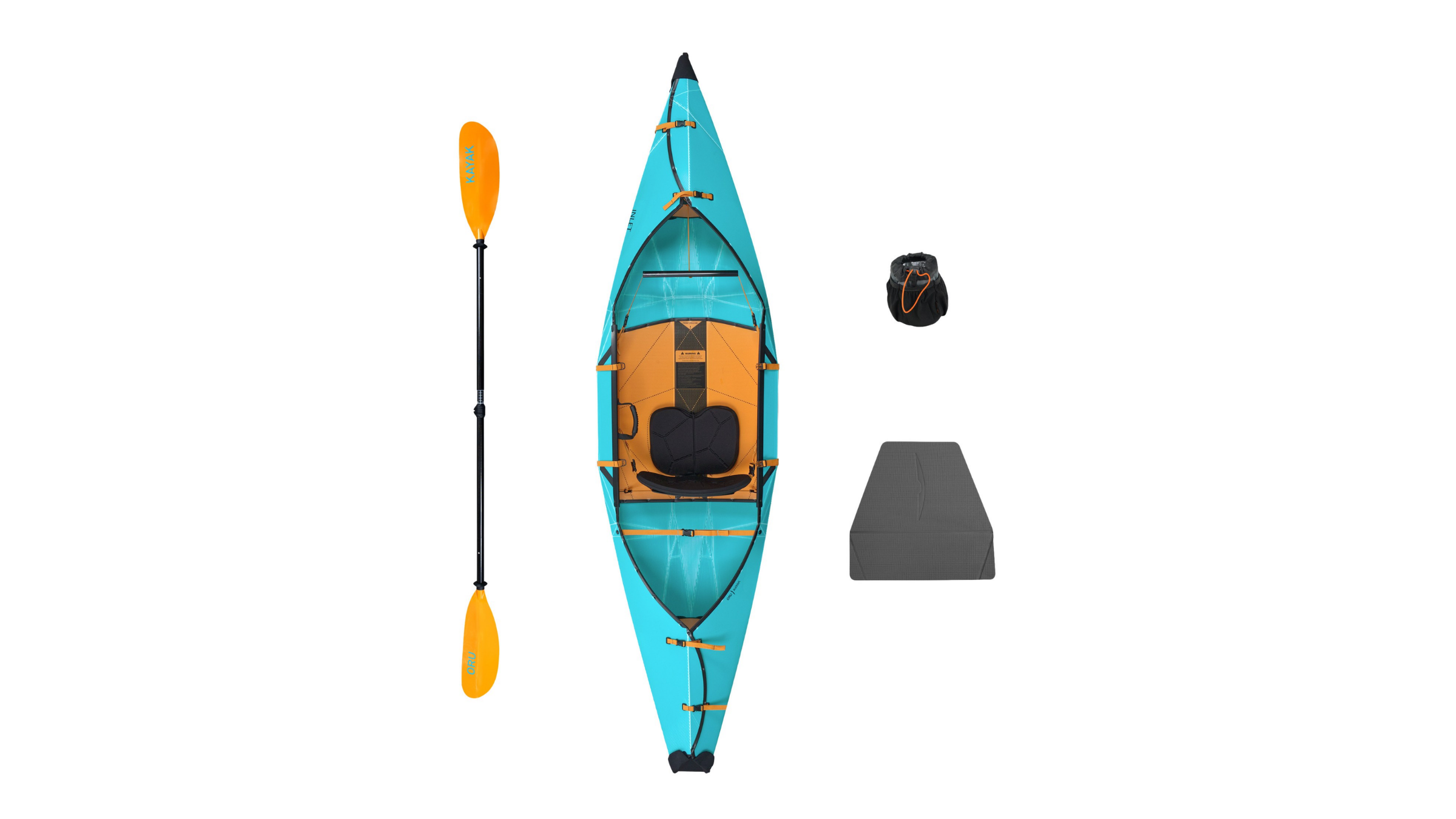 Oru Kayak Inlet folding Kayak with Paddle - 9'8"