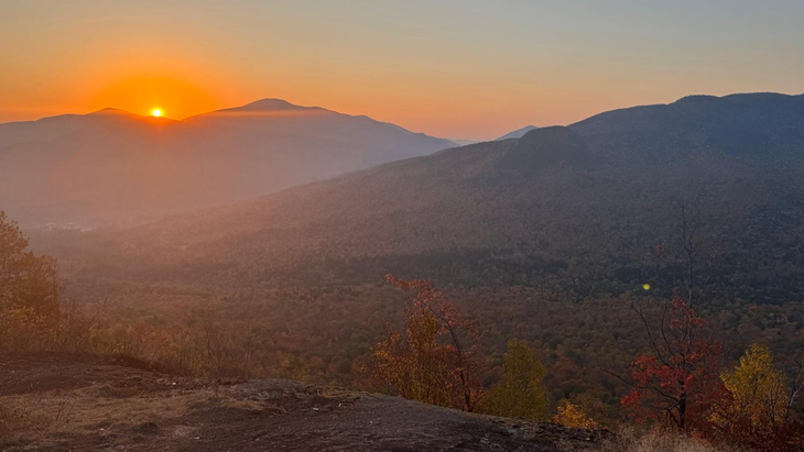 Sunrise on Big Slide Mountain