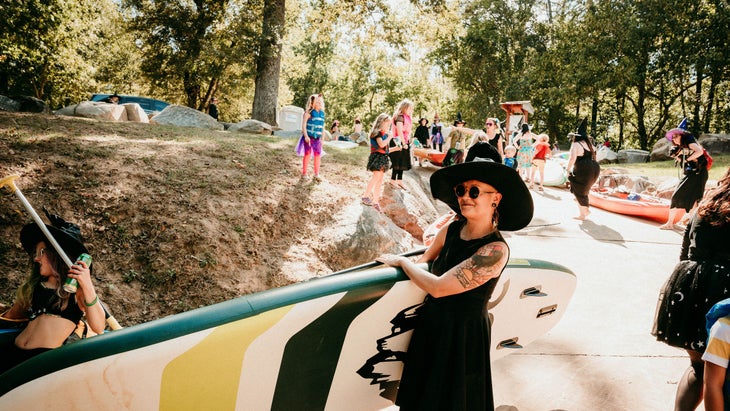 Witches Float in Macon, Georgia