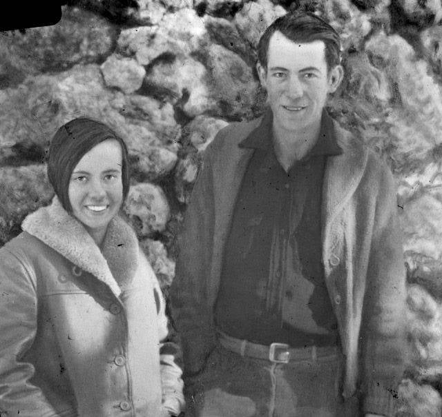 Glen and Bessie Hyde photographed in 1928