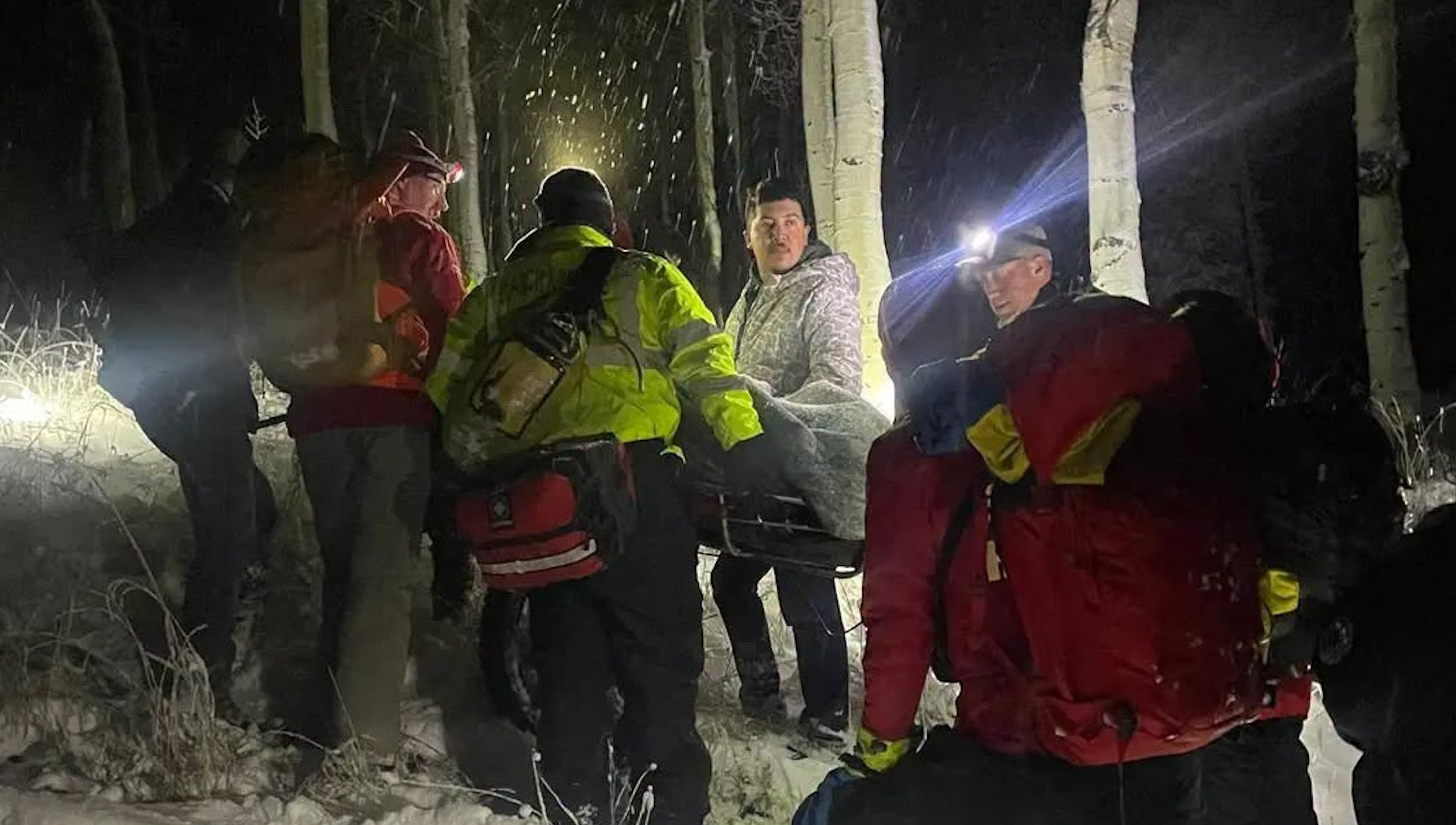 “A Matter of Life or Death.” Early Mountain Snow in Steamboat Traps Three Hunters in 14 Hours.