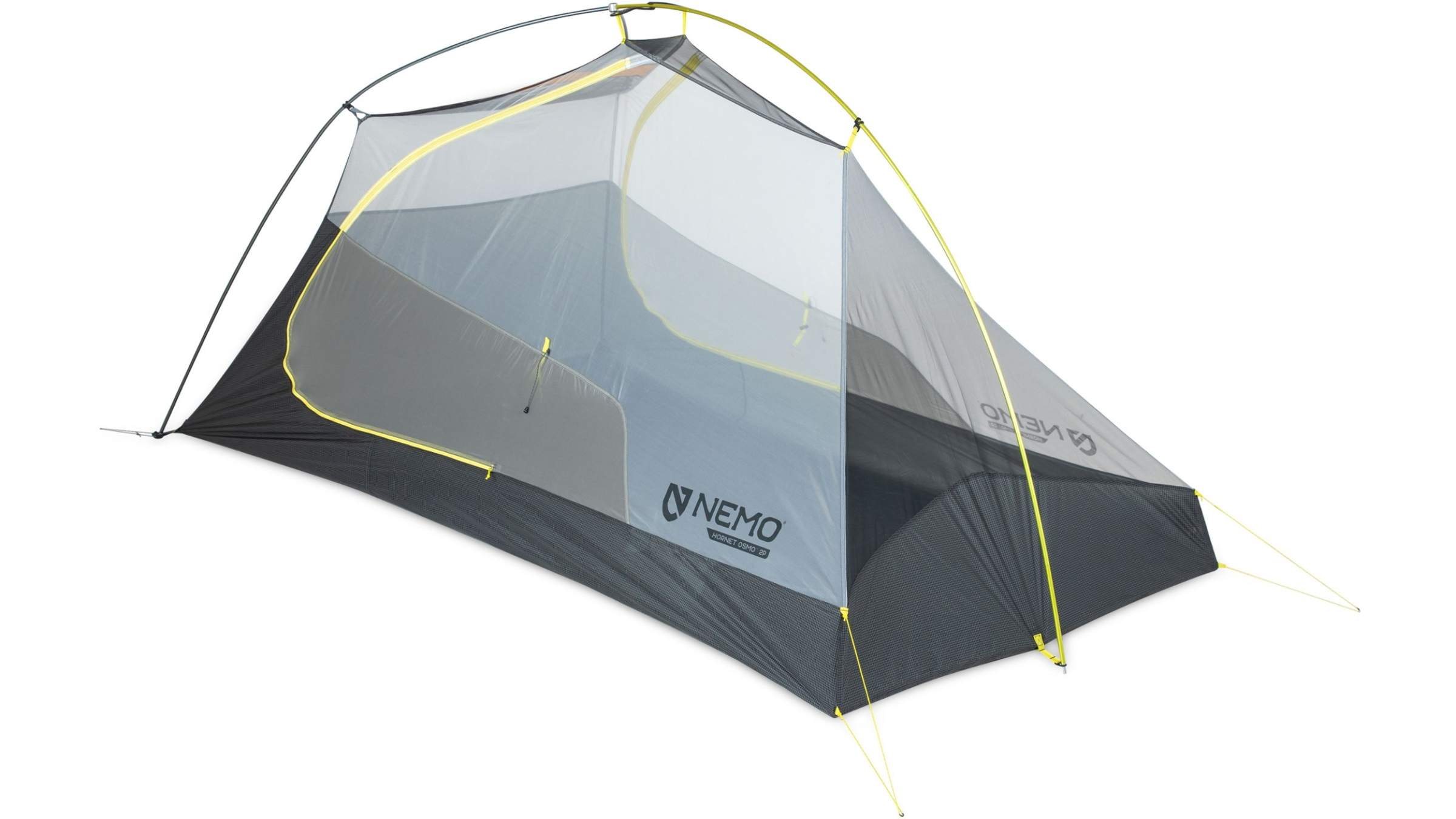 nemo hornet osmo ultralight tent, two person, three season, for backpackers with back pain