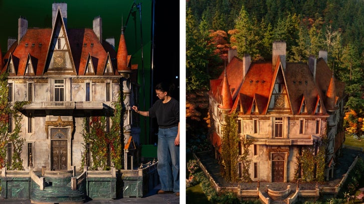 a castle as picture in 'Wildwood'