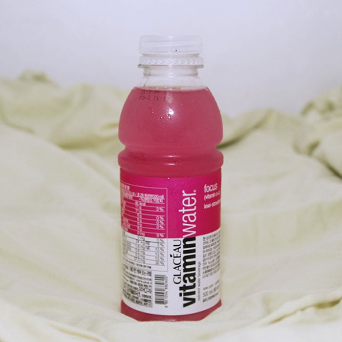 Vitamins and water. What could be more healthy than that? Plain old H2O, for one thing. "If you're going to take something, take a multivitamin—and get the rest of your nutrients from real food," says Barbara Lewin, R.D., a sports nutritionist in Fort Meyers, Florida."Otherwise, you can end up with much higher amounts that what's needed of some vitamins, and not enough of everything else."

Plus, she adds, many flavored H2O drinks are filled with  sugar, which can contribute to weight gain and hamper athletic performance, or artificial sweeteners, which have been linked to cancer and obesity. Most flavors of Vitamin Water, for example, contain 120 calories and more than 30 grams of sugar per bottle.