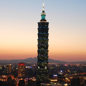 The Taipei 101 tower was the tallest in the world until 2010. Krystian Herba cycled up 3,319 steps to reach the top.
