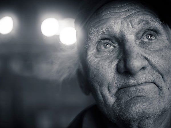 Larry Hernberger, the 83 year old owner and operator stands in his lodge at Mont Chilly looking up at his ski hill in Mansfield-et-Pontefract, PQ. Quebec on Feb 07, 2015.