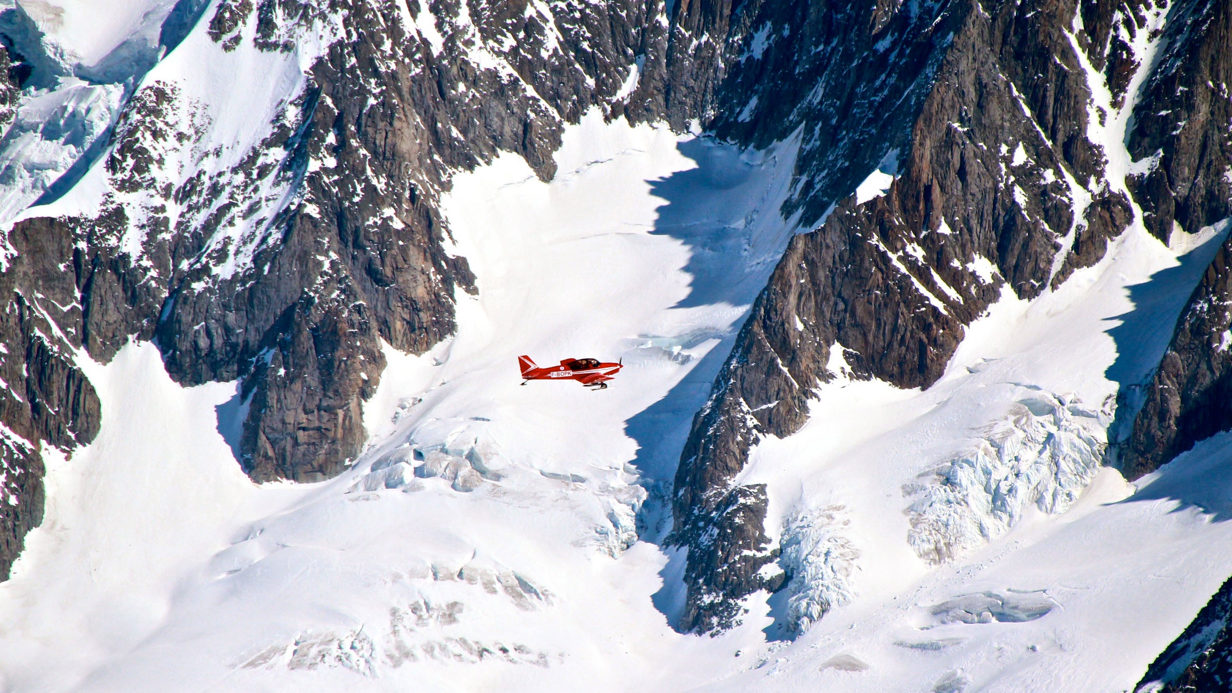 A small plane hit a skier at a resort during a failed takeoff.